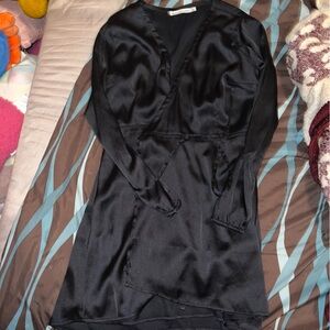 Abercrombie & Fitch Black and Teal Dress